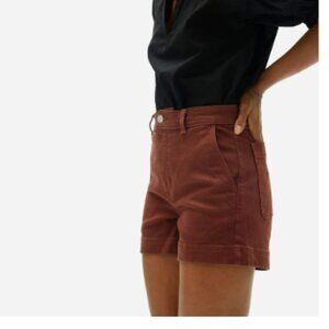 EVERLANE The Cotton Twill Shorts Size 12